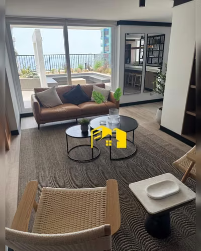 Se ARRIENDA precioso y NUEVO departamento en Edificio Paradise, playa Brava Iquique.