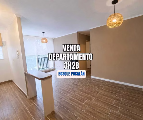 Venta Depto Bosque Pucalán | 3D 2B Estac. (168505)