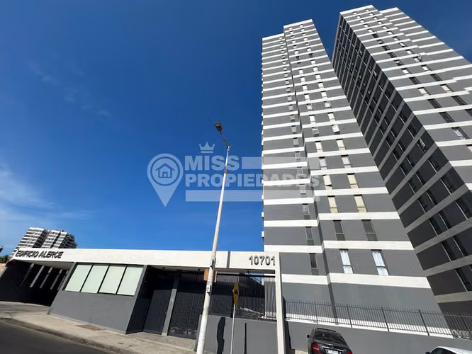 ARRIENDA DEPARTAMENTO AMOBLADO EN EDIFICIO ALERCE