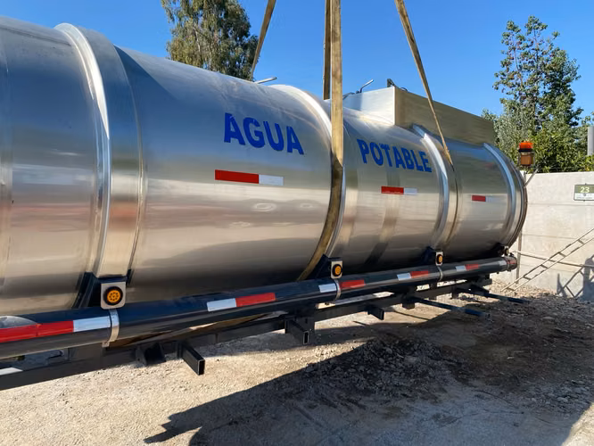 Estanque acero inoxidable 10.000 litros