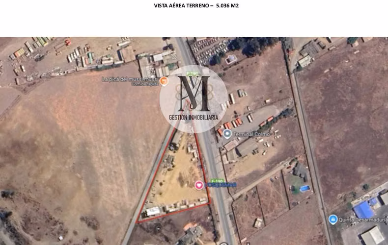 SE ARRIENDA TERRENO COLMO F-190 CONCON 5000M2 (168911)