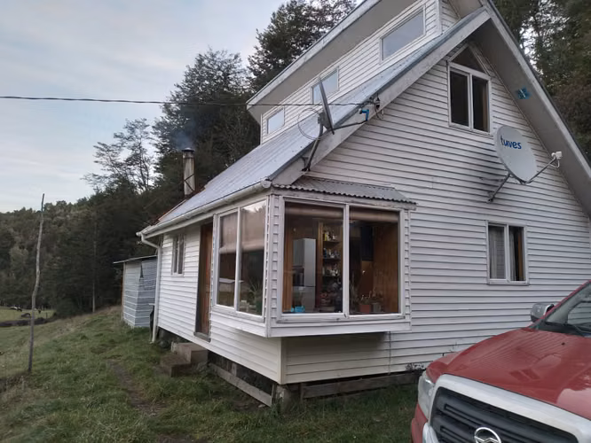 Parcela con casa Liucura Isla Lemuy Chiloé