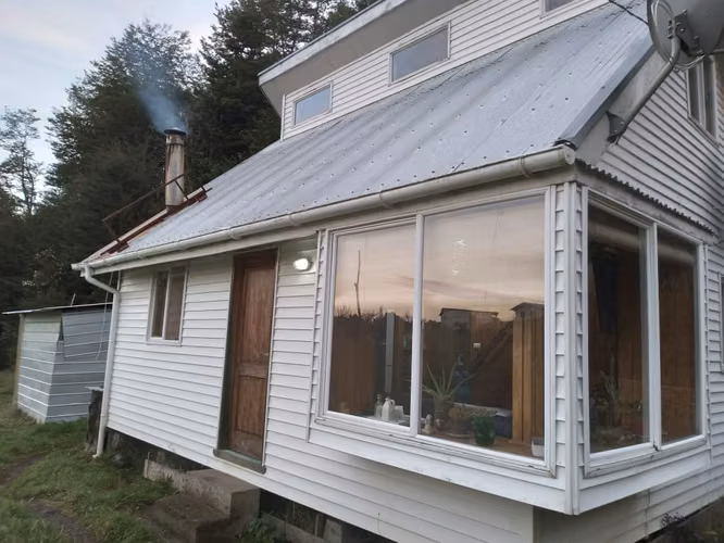 Parcela con casa Liucura Isla Lemuy Chiloé