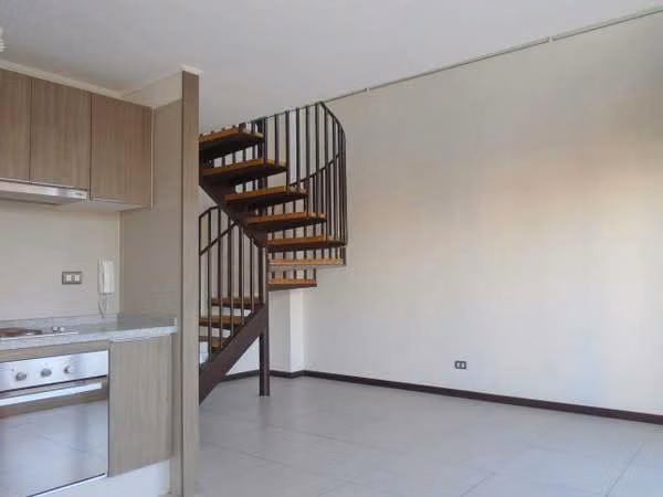 DEPARTAMENTO CA - Amplio Loft Tranquilo Sector de Santiago Centro - Imagen 2