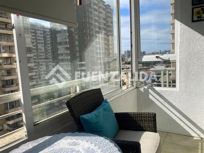 Departamento en venta de 2 dorm. en Viña del Mar