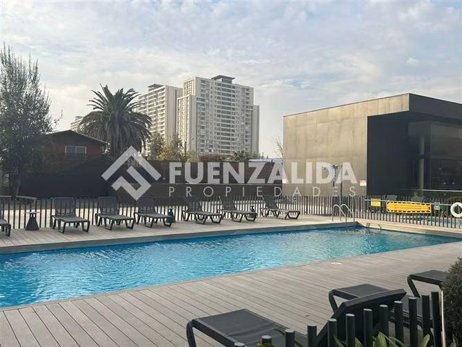 Departamento en venta de 1D YB frente al metro en Macul