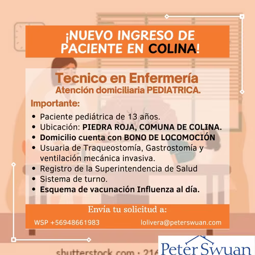 TECNICO EN ENFERMERÍA COLINA