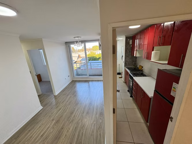 Cómodo Departamento 2 Dormitorios + 2 Baños + Estacionamiento Los Conquistadores de Labranza
