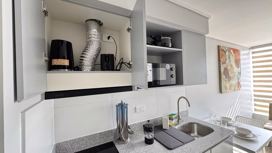 ARRIENDO 1D1B Amoblado - Metro Rondizzoni
