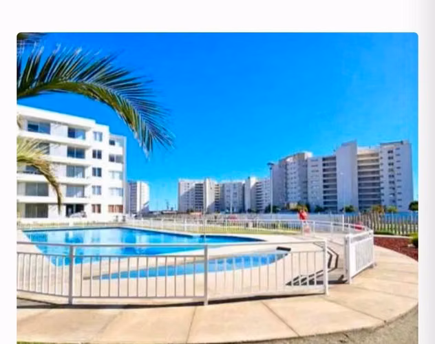  Arriendo de Departamento Av. Pacífico, cómodo y listo para habitar; Frente a Laguna del Mar; Año Corrido.