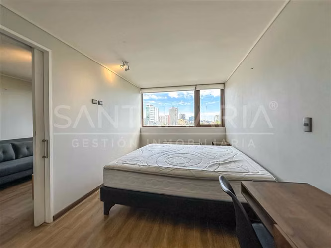 Arriendo Dpto Amoblado 1 Dorm con Estaciomiento, Concepción