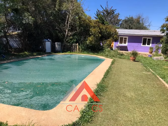 PARCELA CON CASA DE 3 DORM EN LO CHAPARRO , LIMACHE