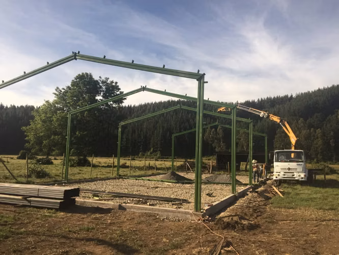 ESTRUCTURA GALPON  DE 11X24 NUEVAS