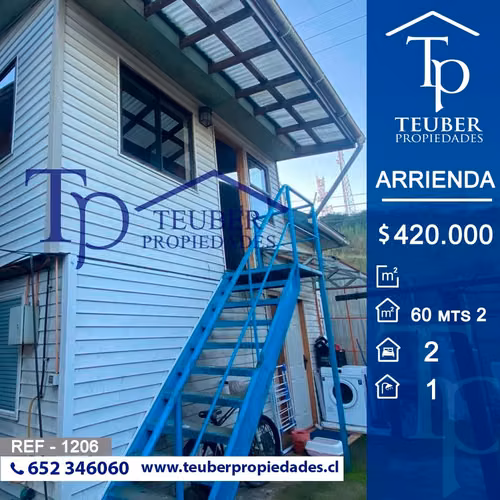 Se Arrienda Departamento Interior en segundo piso, Villa Casino