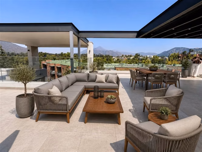 Duplex con gran terraza , sector con gran conectividad