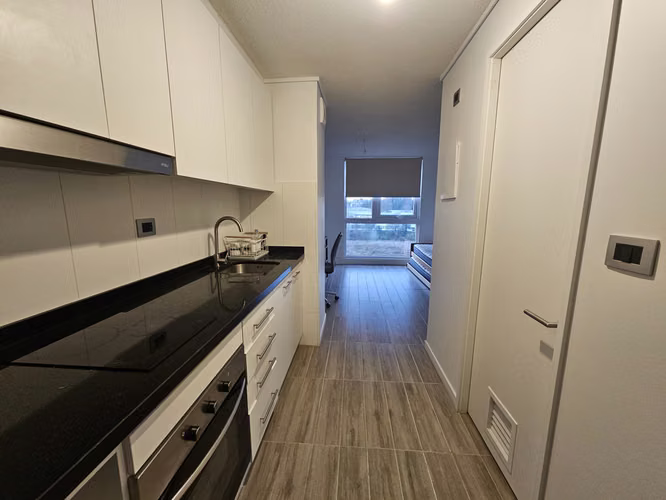 Monoambiente piso 7 con vista al Humedal Santa Inés – Valdivia