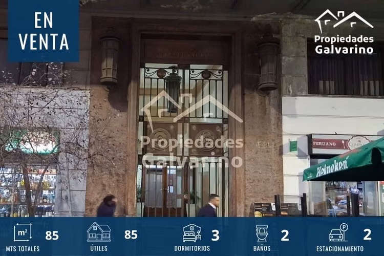 Departamento en venta de 1 dorm. en Santiago