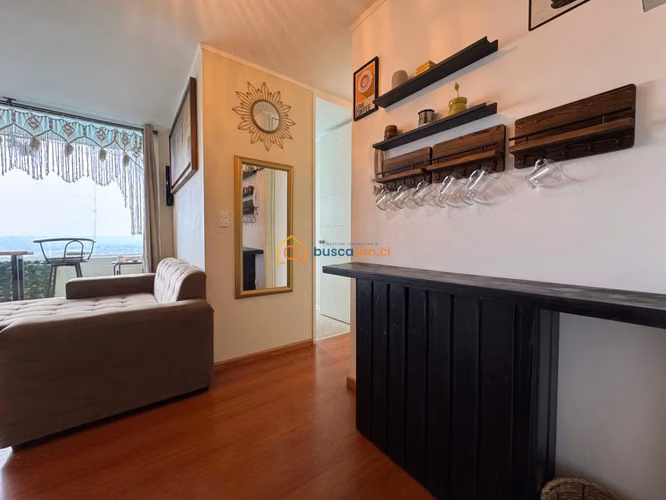 Departamento en arriendo c/ estacionamiento en Portal San Pedro