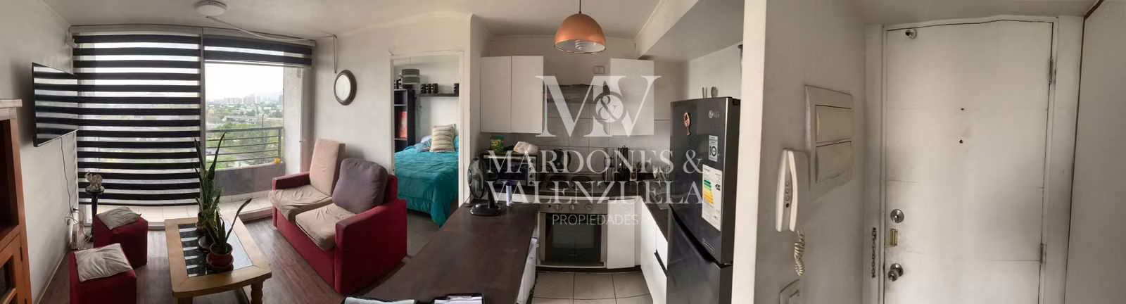 DEPTO 2D 2B Con vista privilegiada, Santiago (169965)