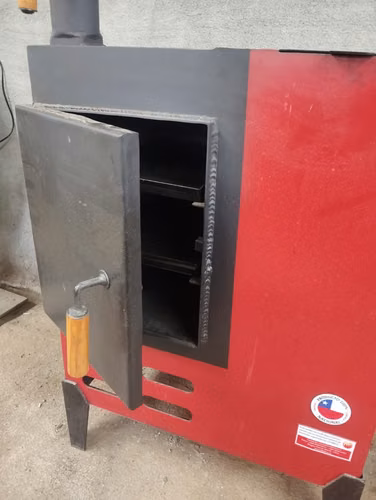 Cocina a pellet sin electricidad poco uso