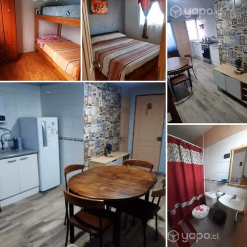 Arriendo en Caldera Casa de Cemento 2 pisos amoblada