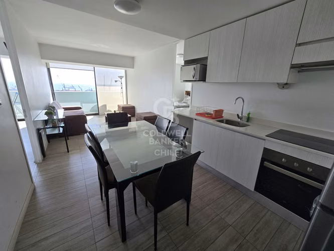 Departamento Full Amoblado con Vista al Mar, Sector Sur