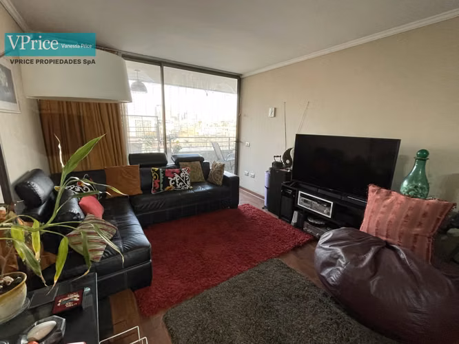 VENDE EXCELENTE DEPTO. 3D, ESTACIONAMIENTO, BODEGA GRAN TERRAZA, VISTA DESPEJADA - Imagen 8