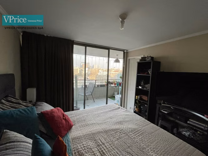 VENDE EXCELENTE DEPTO. 3D, ESTACIONAMIENTO, BODEGA GRAN TERRAZA, VISTA DESPEJADA - Imagen 12