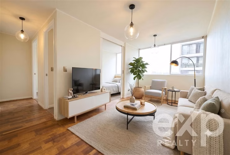 Departamento en venta de 2 dorm + Est. en Estación Central