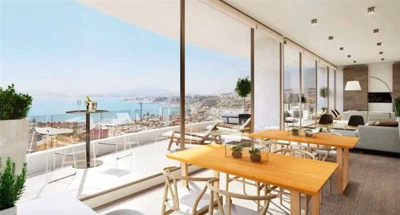 Venta Depto 1 dorm 1 baño en Costa Montemar Concón
