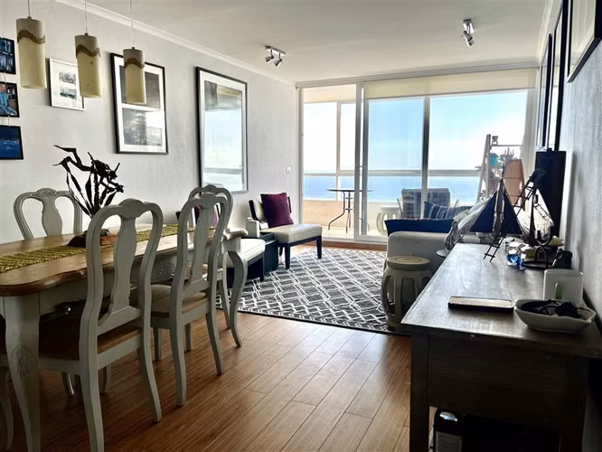 Departamento en venta de 3 dorm. en Concón