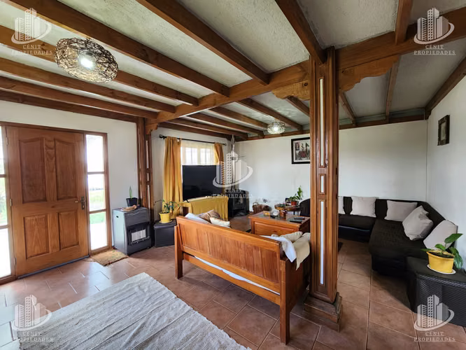 VENTA DE PARCELA CON CASA EN MAULE, 7 MIN DE TALCA (APTA HIPOTECARIO)
