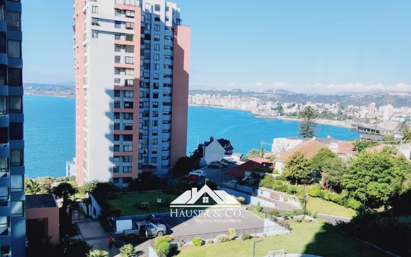 VISTA AL MAR EN VIÑA! Depto 2D/2B + Estacionamiento y Bodega