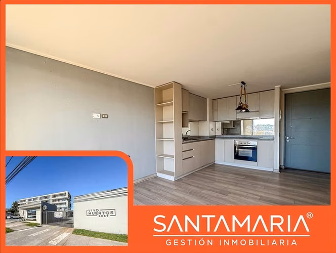 Departamento en venta de 2 dorm. en Huertos Familiares
