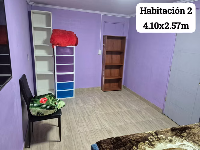 Se arriendan piezas para mujer sola en casa de barrio La Farfana Maipú