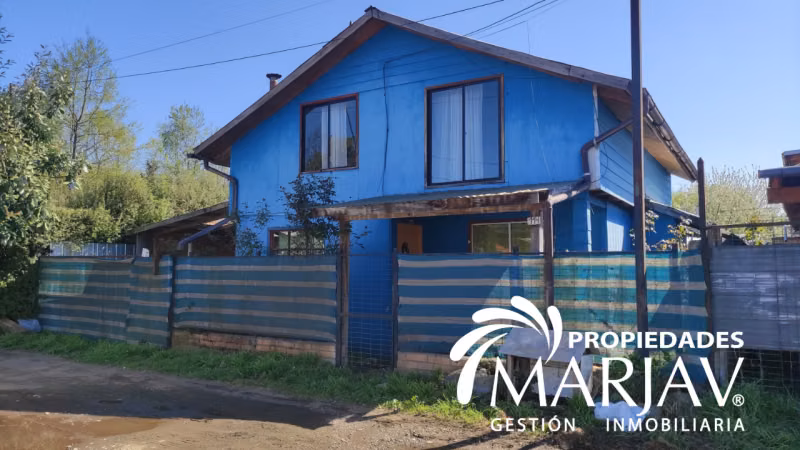 VENTA AMPLIA CASA 5D 1B, SECTOR RELÚN VILLARRICA
