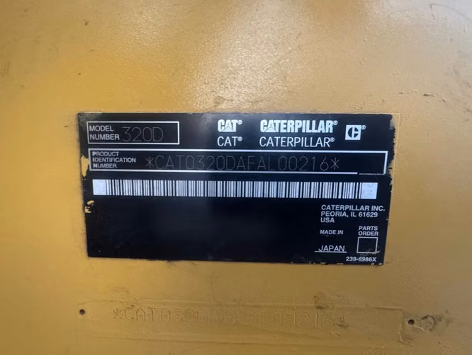 Caterpillar 320D Japonesa 2008 solo 3.000 horas