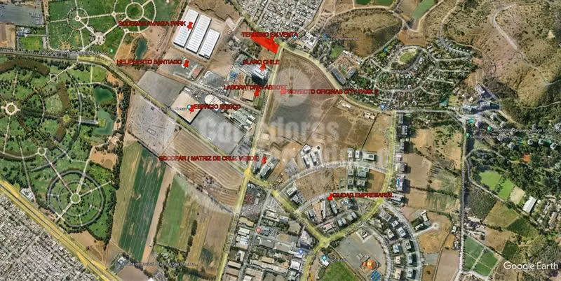 Terreno Construcción  en Arriendo en Huechuraba