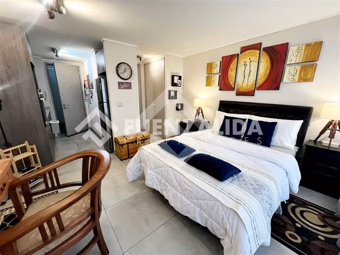 Departamento en venta de 1 dorm. en Santiago