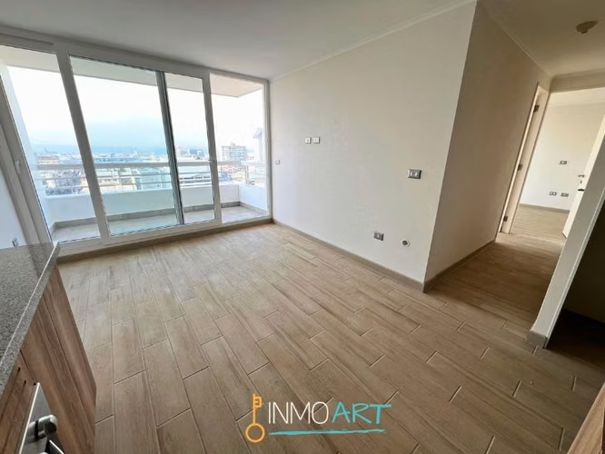 Departamento nuevo en arriendo de 2 dorm. centro de Temuco.