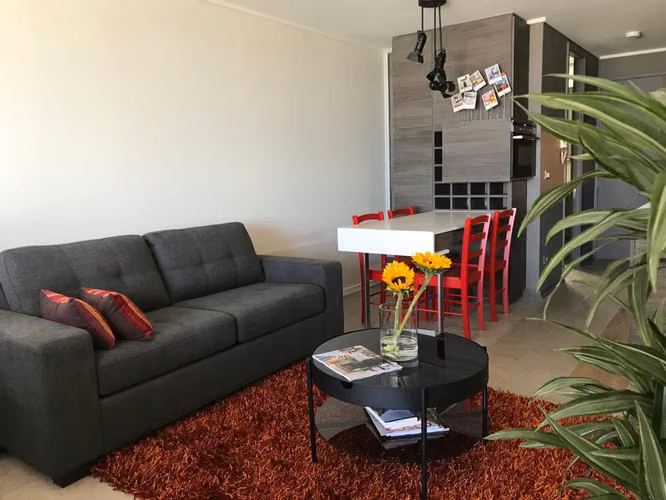 Impecable Estudio Con Vista Al Mar, Reñaca.