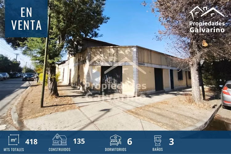 Casa en venta de 6 dorm. en Renca
