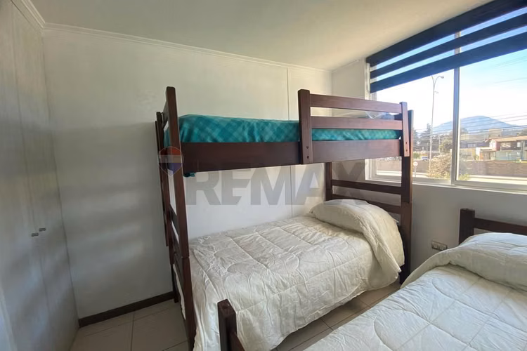 Departamento amoblado en la serena 3d, 2b, 2 est.
