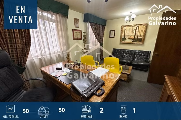 Oficina (2 privados) + Estacionamiento en venta en Santiago