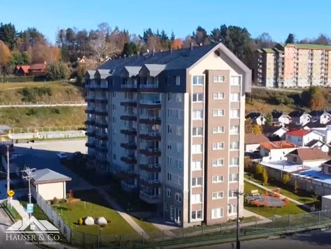 Departamento con vista al lago y volcán Villarrica