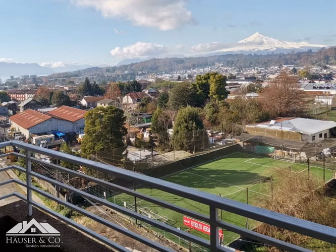 Departamento con vista al lago y volcán Villarrica