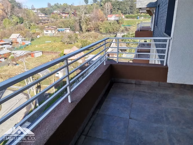 Departamento con vista al lago y volcán Villarrica