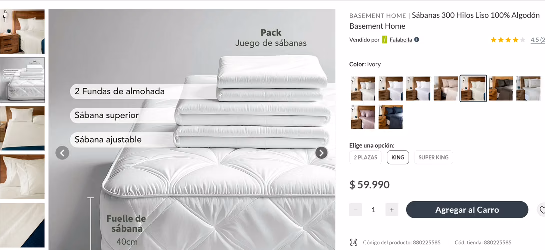 colchón king ikea