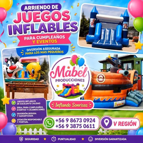 Arriendo juegos inflanles
