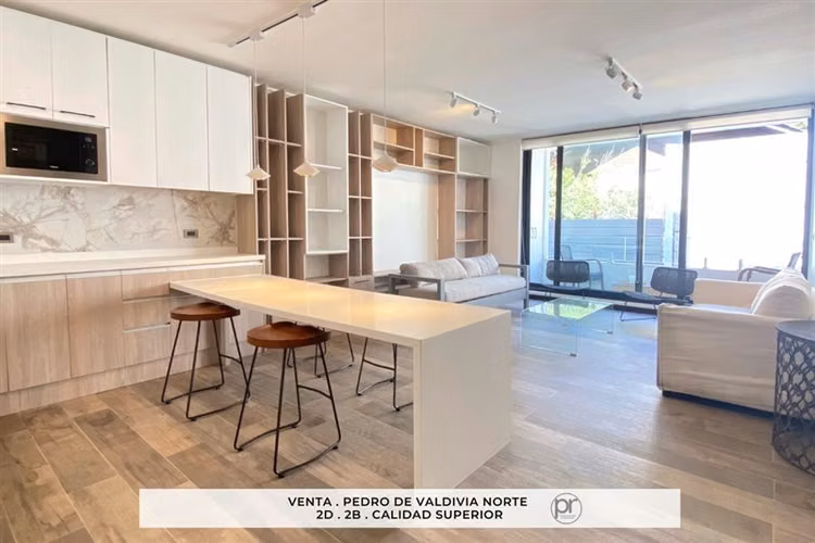 Providencia venta 2 dorm/diseño de autor / calidad superior
